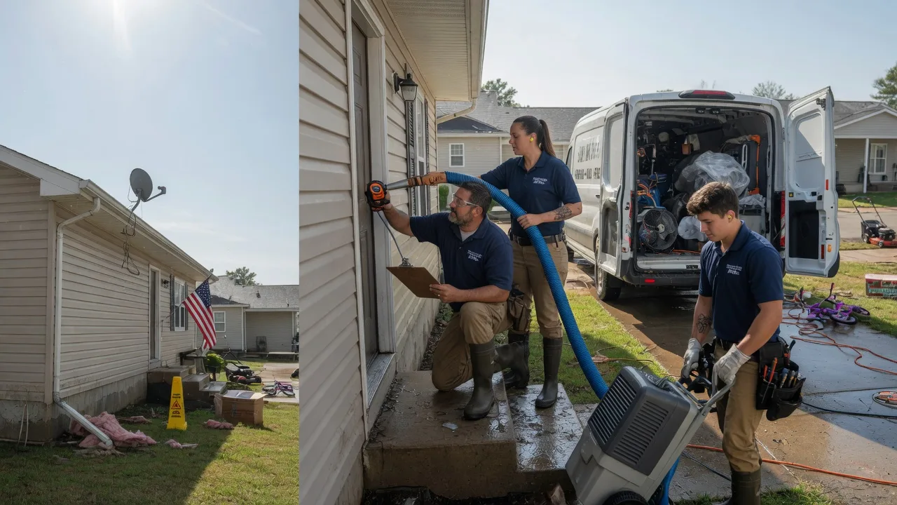 Ceiling Water Damage Restoration in Etters, PA near me